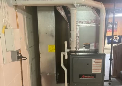 Completed furnace replacement